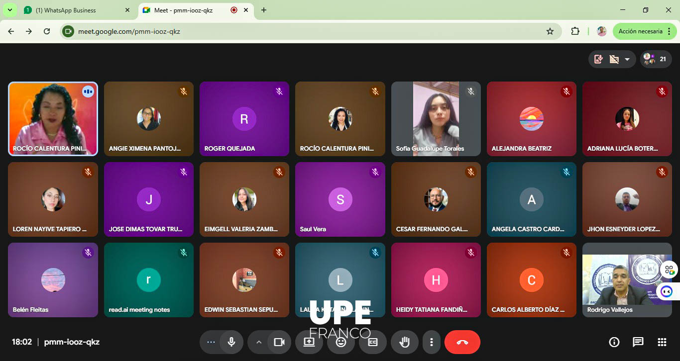 Clase Espejo Internacional: Universidad Privada del Este, sede Pdte. Franco - Escuela de Transformación Empresarial, Colombia